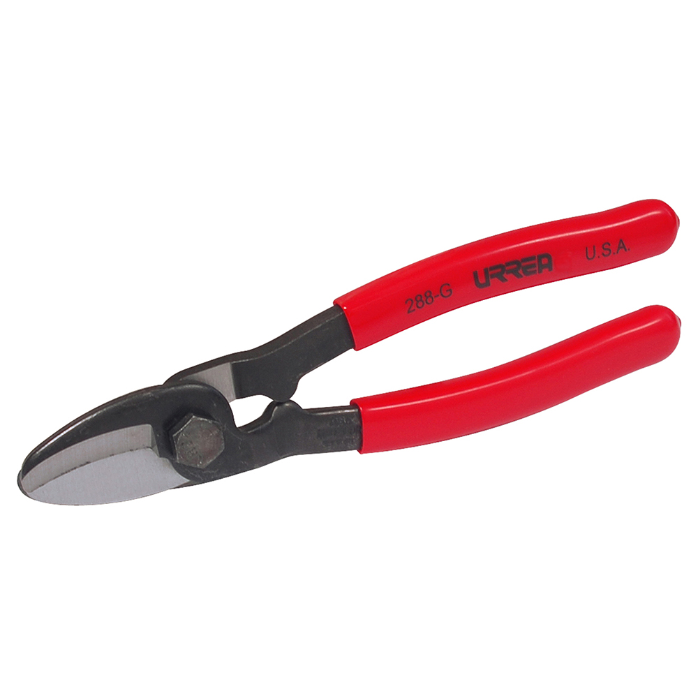 Tijera con mango rubber grip cortacable cobre AWG 2/0, 7-1/2"