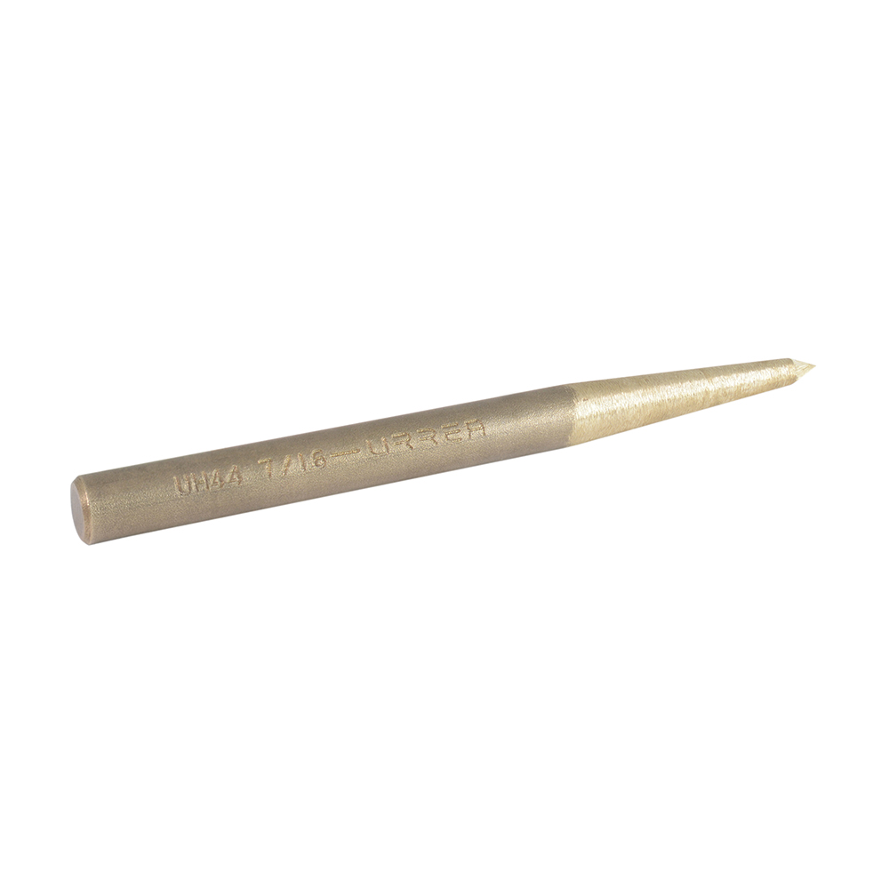 [UH44-5/16] Punto para marcar de bronce-aluminio antichispa de 50°, 5/16"