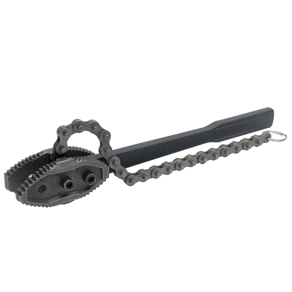 Llave de cadena tipo caimán para tubos de 6"