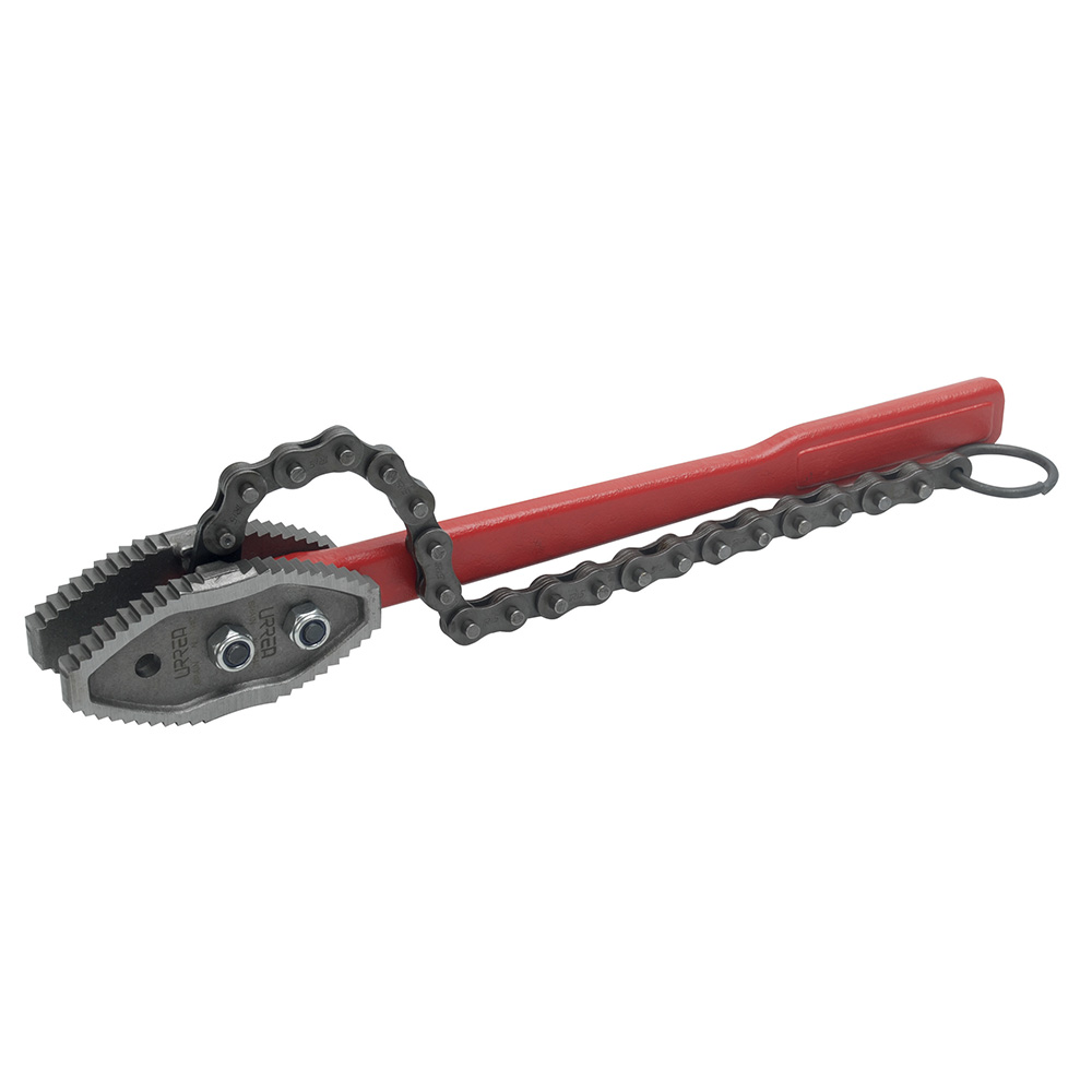 Llave de cadena tipo caimán para tubos de 8"