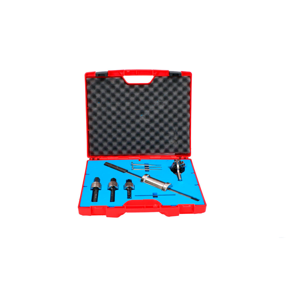 Juego de extractores interiores y exteriores con accesorios 3 ton, 8 piezas