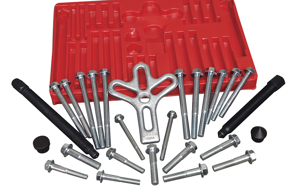 Juego de extractor automotriz de volante tipo C, 25 piezas