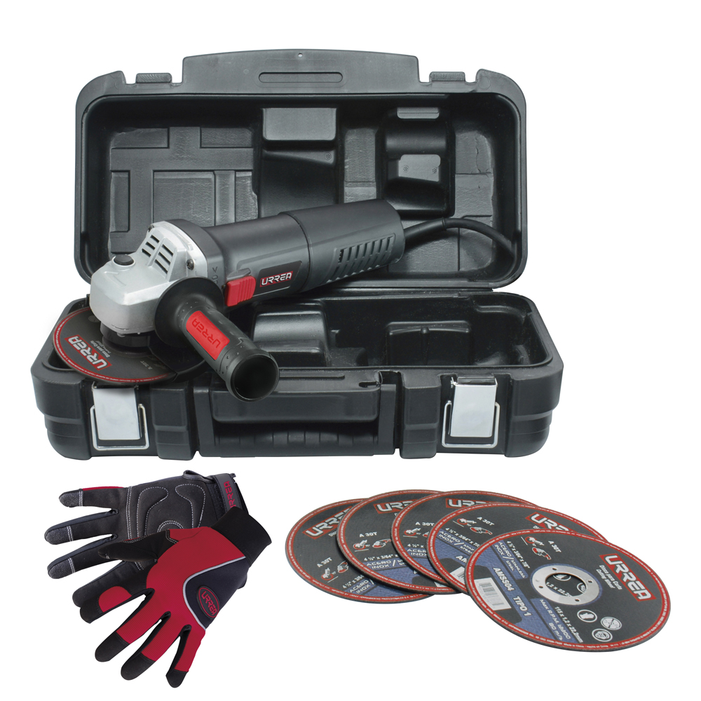 Juego de mini esmeriladora con accesorios, 8 piezas