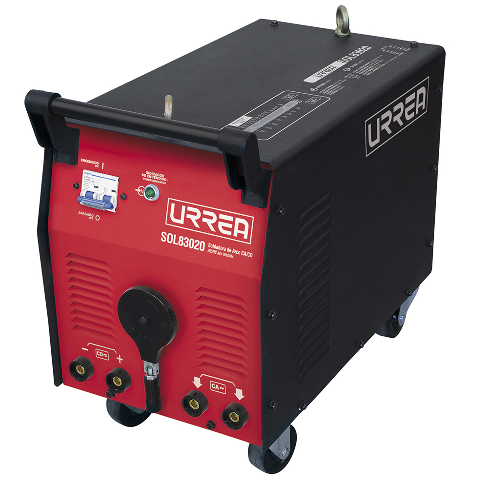 Soldadora de transformador por arco para electrodos de 1 fase 60-250 A, 110 V - 220 V
