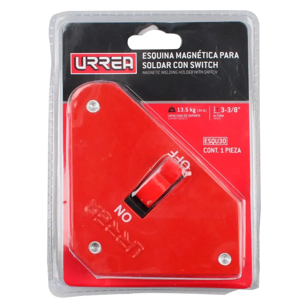 [ESQU30] Esquina magnética para soldar multiangular con switch 3-3/8", 30 lb