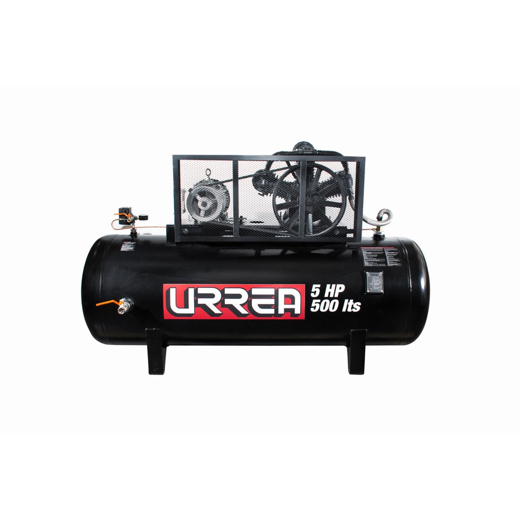 Compresor de aire eléctrico de banda 500 Lt 5 HP 220 V / 440 V