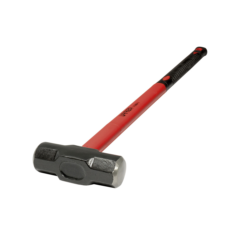 [1440GFV] Marro octagonal cabeza maquinada con mango de fibra de vidrio de 36", 16 lb