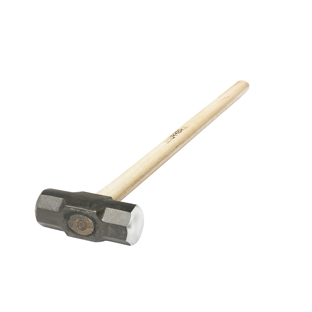 [1439G] Marro octagonal cabeza maquinada con mango de hickory Americano de 36", 12 lb