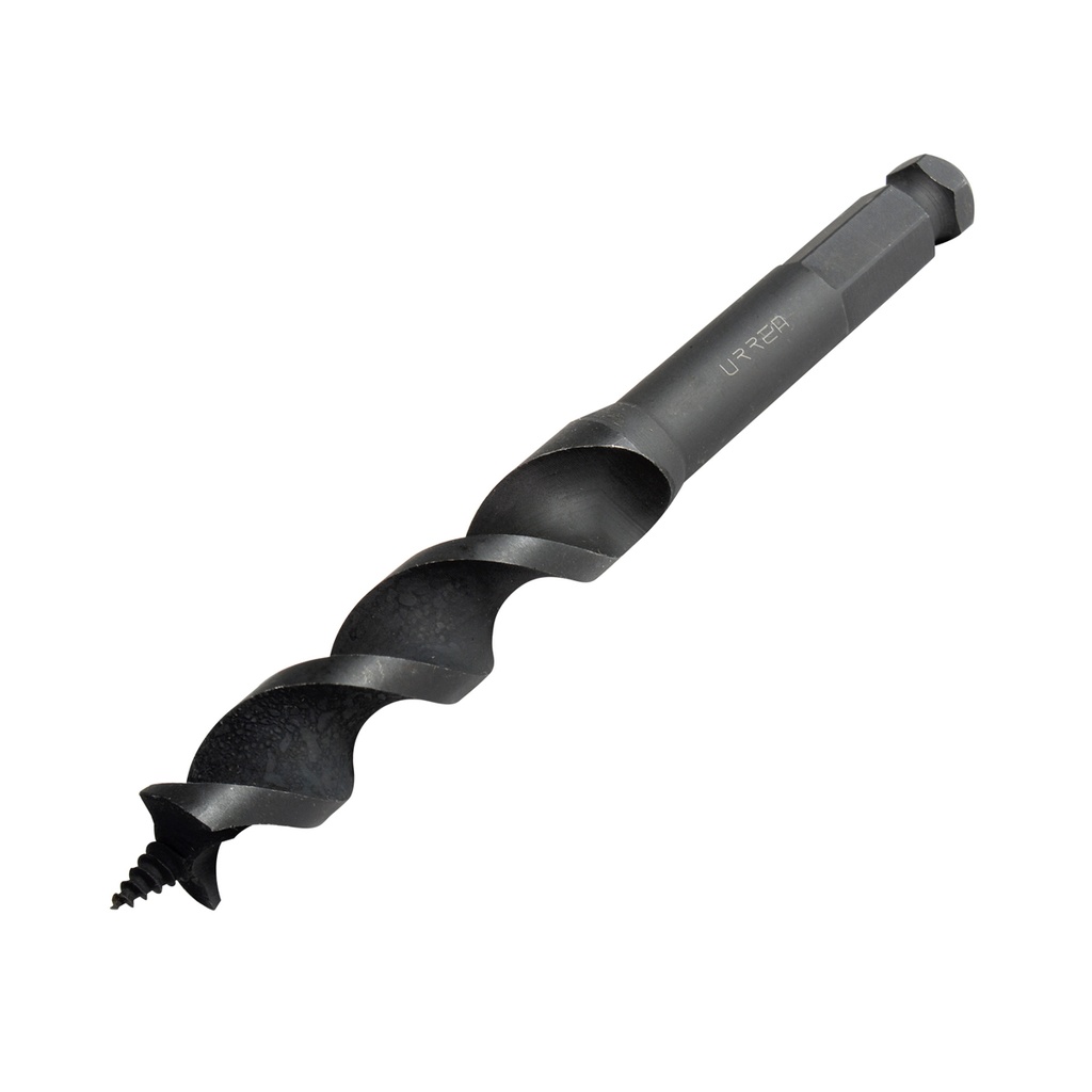 Broca para madera de acero al carbono tipo gusano 1/4" zanco de 1/4"