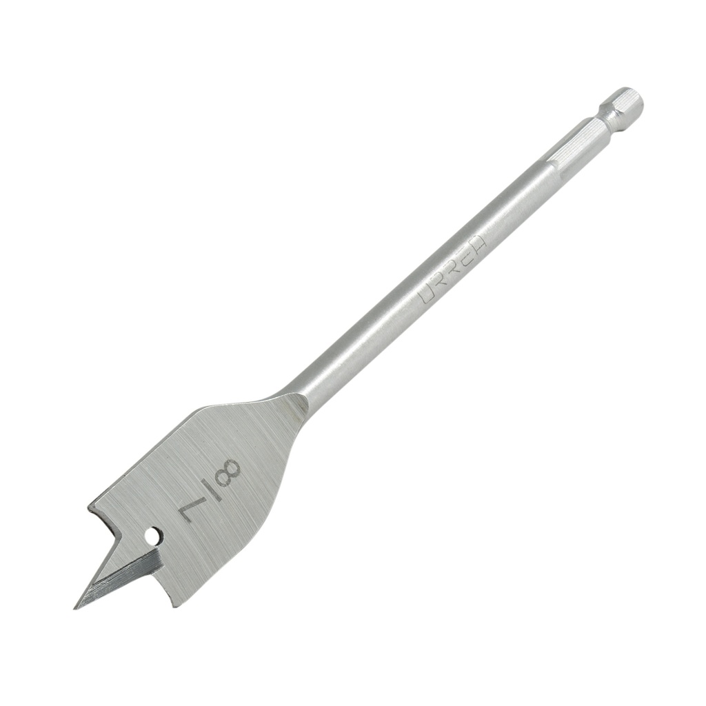 [BMM7/8] Broca para madera de acero al carbono tipo manita 7/8" zanco de 1/4"