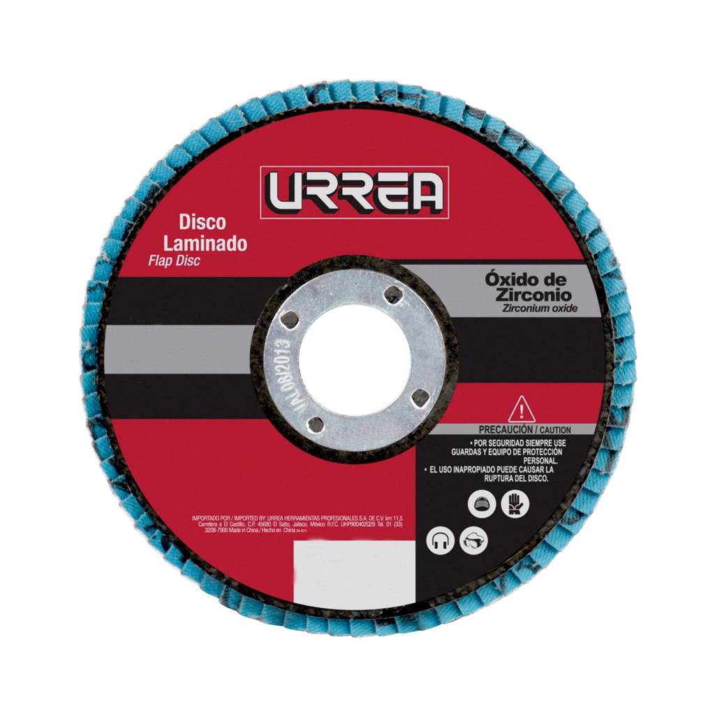 Disco laminado tipo 29 grano 40, 4-1/2"