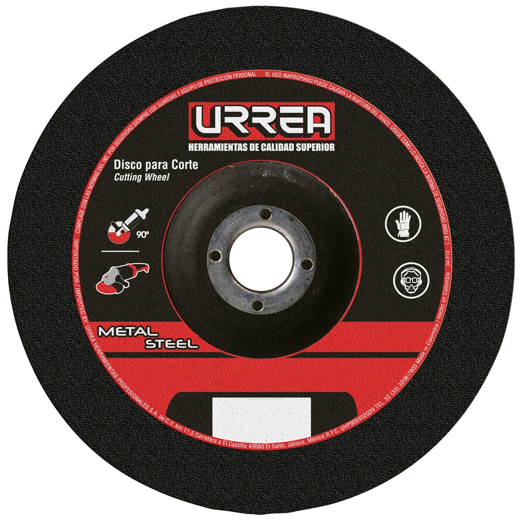 Disco abrasivo tipo 27 para metal 9" x 1/8"