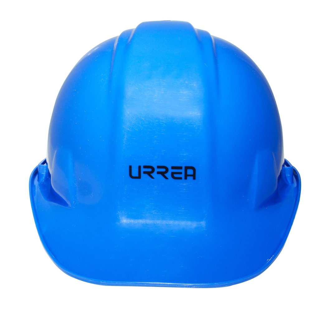 Casco de seguridad con ajuste de 4 puntos, color azul