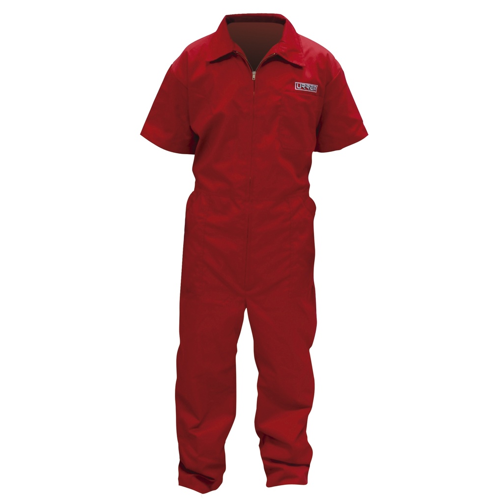 Overol color rojo talla EG