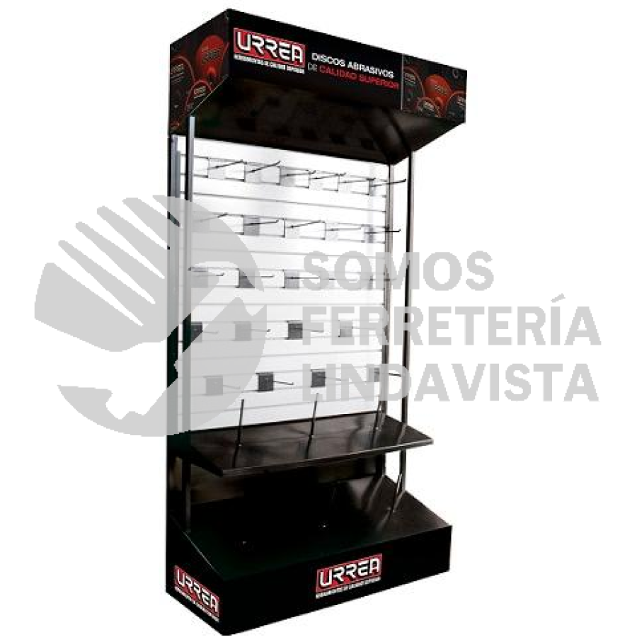 [EXDA] Exhibidor de piso pared para discos 120 x 50 x 230 cm