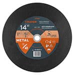Disco Tipo 41 de 14' x 2.8 mm para corte de metal, Truper ABT-739