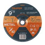 Disco Tipo 42 de 9' x 3.2 mm para corte de metal, Truper ABT-784