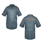 Bata bordada con logo, talla 42, Truper BATA-42