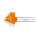 Broca para router, corte en 'V', 1/4' BROU-V1/4
