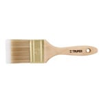 [13345] Brocha cerdas sintéticas 2-1/2' corte recto, mango de madera BRT-2-1/2S