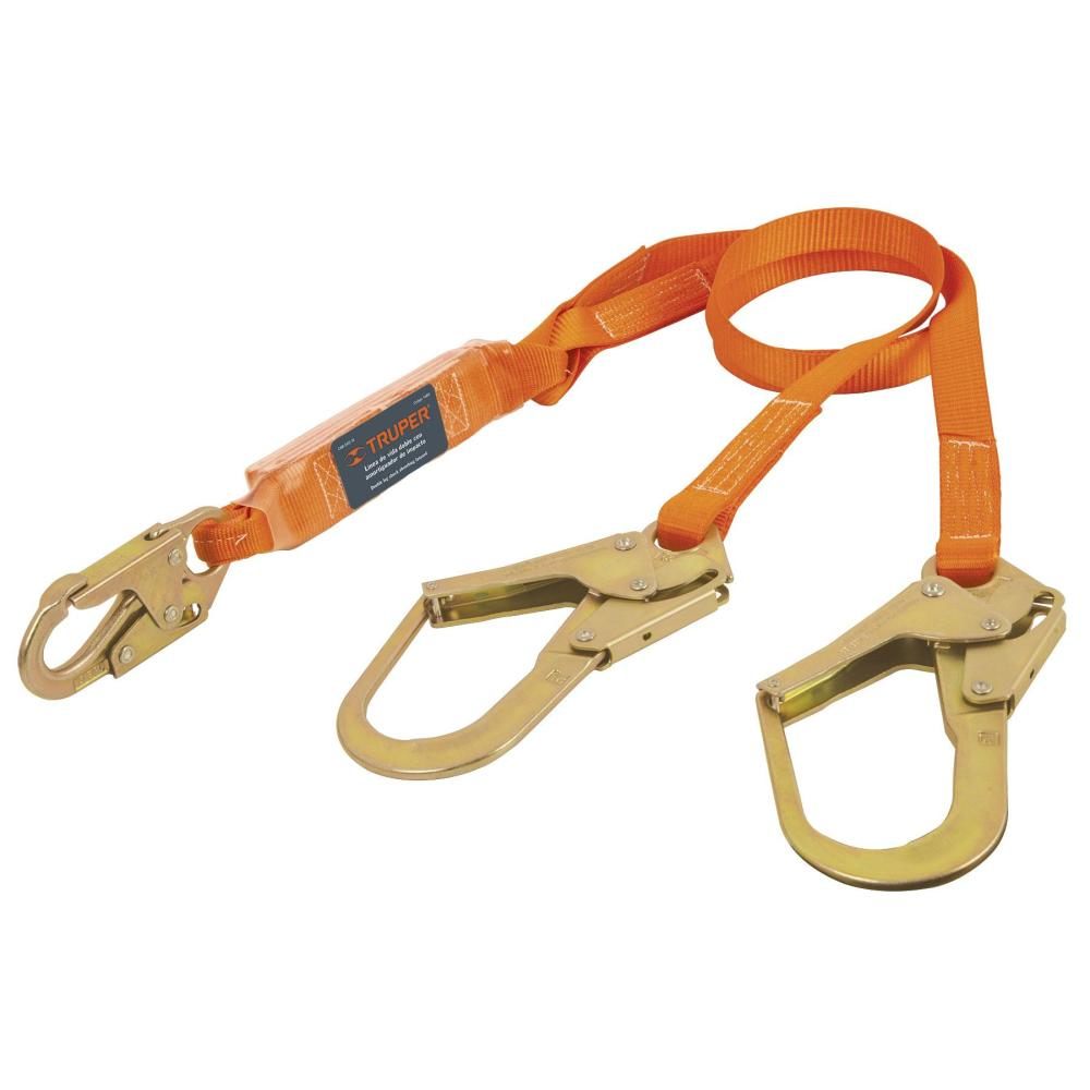 [10509] Línea vida absorbedor impacto doble brazo gancho grande,ANSI CAB-5432-18-A