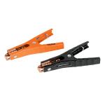 Caballete con 2 caimanes para cables pasa corriente, Truper CAIMAN-T