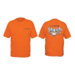 [60430] Camiseta naranja estampada 100% algodón, talla 40, Truper CAM-NAR-40