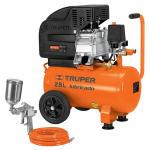 [100300] Kit, compresor 25 L, 3 HP, manguera de PVC y pistola, Truper COMP-KIT25