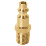 Conector rápido, tipo M, niquelado, cuerda 1/4 NPT, macho CORAL-MA-1/4