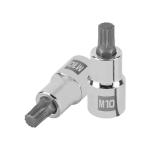 Dado punta corta bristol M10, cuadro 1/2', Truper D-1210-BC