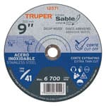 Disco Tipo 41 de 9' x 2 mm corte fino acero inox, Sable DICOF-9020I