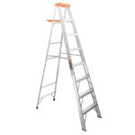 Escalera de tijera tipo ll 7 peldaños y bandeja, Truper EST-27