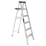 [16743] ESCALERA DE TIJERA TIPO III 5 ESCALONES Y BANDEJA