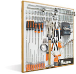 Respaldo de inventario para exhibidor mecanica 80x80cm, 1sec EX80-MEC1-CR