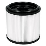 Filtro de cartucho para aspiradoras 5, 8, 12 y 16 gal,Truper FILC-AS-8X-16X