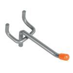 [50146] Gancho recto de 2' para perfocel y panel ranurado, Truper GA-2