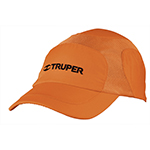 Gorra Truper color naranja, 100% poliéster respirable GORT-N