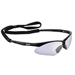 Lentes seguridad espejo azul c/cordón ajustable, Sport LESP-EZ
