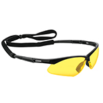 [15174] Lentes seguridad ambar antiempaño c/cordón ajustable, Sport LESP-SA