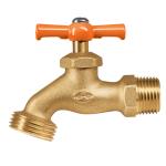 Llave para manguera, de latón, 140 g, 1/2', a granel, Truper LLJ-140T