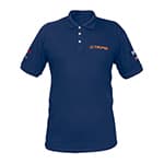 Playera tipo polo azul, para caballero, talla G, Truper POL-AC-G