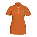 Playera tipo polo naranja, para dama, talla M, Truper POL-ND-M
