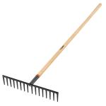 [17888] Rastrillo recto reforzado, 16 dientes, mango de 60', Truper R-16MX