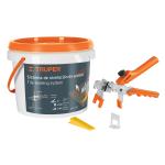 [100515] Kit con 3 piezas de nivelación para azulejos, Truper SN-KIT3