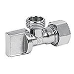 [49108] Llave angular de latón 1/2 x 1/2' para CPVC, tipo barrilito ANG-CPVC