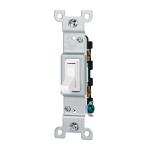 [47727] Interruptor vertical de palanca, Standard, blanco, Volteck APSE-SB