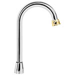 Cuello para mezcladora de lavabo, tipo bar,cromo/Oro, Aqua AQCR-60G