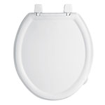 Asiento redondo para WC, abierto, económico, blanco, Foset AWC-35B