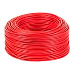 Rollo de 100 m de cable THHW-LS 10 AWG rojo, Volteck CAB-10R