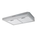 Campana extractora 60 cm, de pared, acero inoxidable, Foset CAME-60